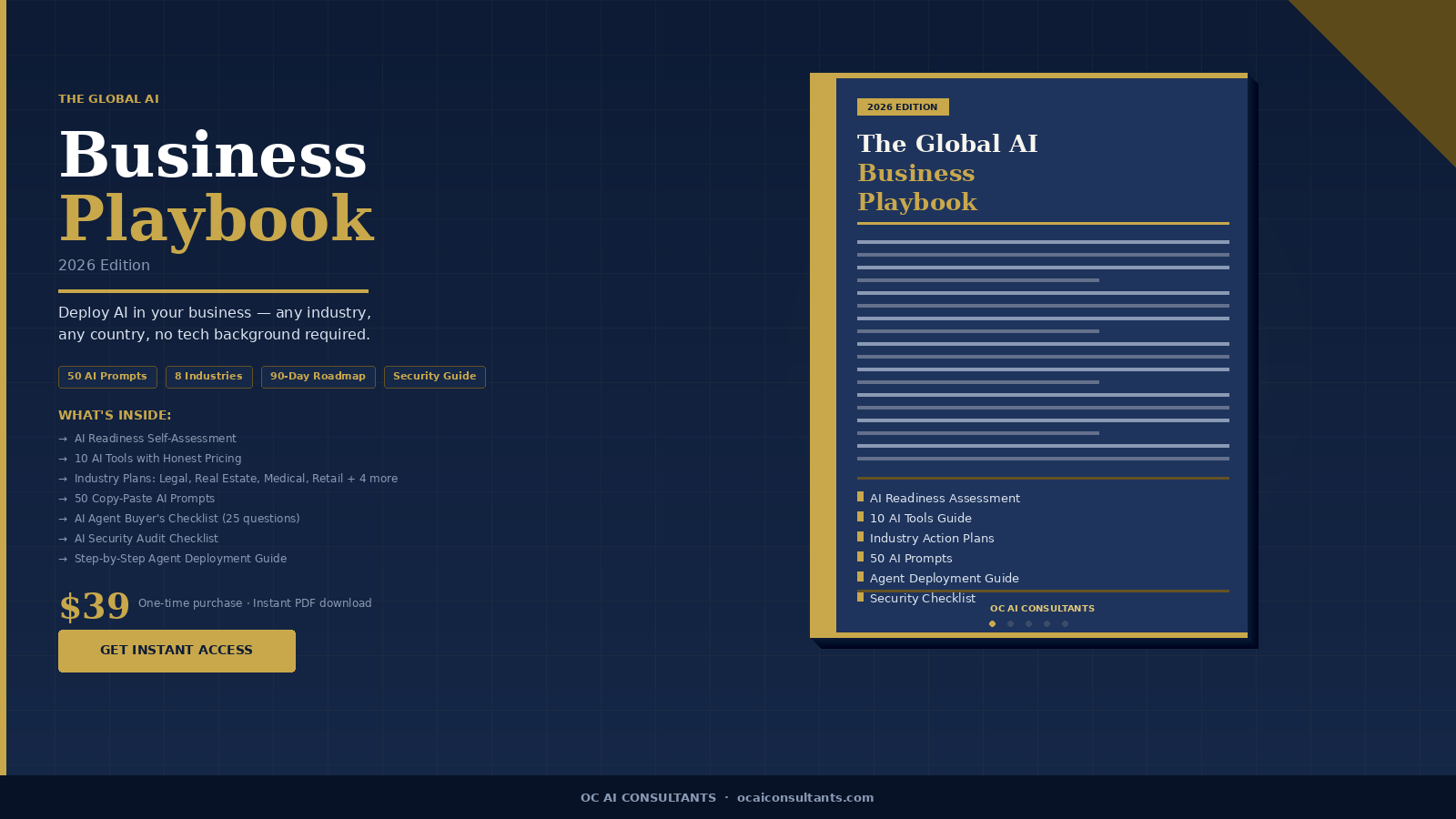 The Global AI Business Playbook 2026 Edition